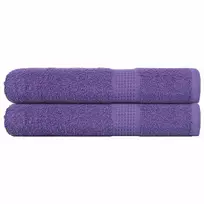 Pirties rankšluosčiai, FROGN, 2 vnt., violetiniai, 80x200 cm, 360 g/m²