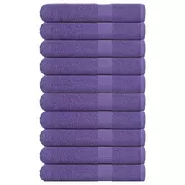 Pirties rankšluosčiai, FROGN, 10 vnt., violetiniai, 80x200 cm, 360 g/m²