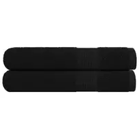 Pirties rankšluosčiai, FROGN, 2 vnt., juodi, 80x200 cm, 360 g/m²