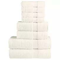 Rankšluosčių rinkinys SOLUND, 8vnt., kreminiai, 600g/m²