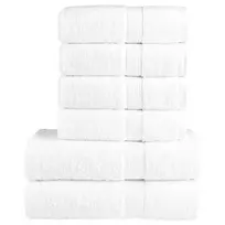 Rankšluosčių rinkinys SOLUND, 6vnt., balti, 600g/m²