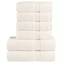 Rankšluosčių rinkinys SOLUND, 6vnt., kreminiai, 600g/m²