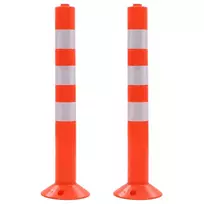 Eismo reguliavimo stulpeliai, 2vnt., plastikas, 75cm