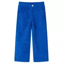 Vaikiškos kelnės, kobalto mėlynos spalvos, velvetas, 104 dydžio