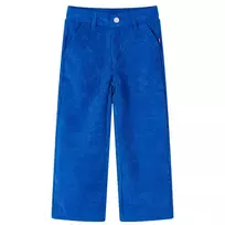 Vaikiškos kelnės, kobalto mėlynos spalvos, velvetas, 128 dydžio