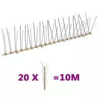 Smaigų rinkinys nuo paukščių ir balandžių, 20vnt., 4 eilės, 10m