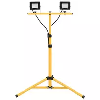 LED prožektorius su trikoju, šaltos baltos spalvos, 2x20W