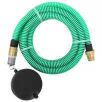 Siurbimo žarna su žalvarinėmis jungtimis, žalia, 1,1", 15m, PVC