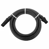 Siurbimo žarna su PVC jungtimis, juodos spalvos, 1", 7m, PVC