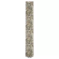 Gabiono stulpas, 30x200cm, galvanizuotas plienas, apskritas