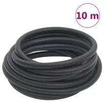 Hibridinė oro žarna, juodos spalvos, 0,6", 10m, guma ir PVC