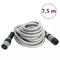 Sodo žarna su purškimo antgaliu, sidabrinė, 0,6", 7,5m, plienas