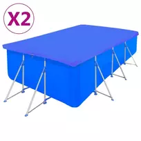 Baseino uždangalai, 2vnt., 540x270cm, PE, 90g/m², stačiakampiai