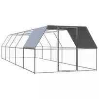 Lauko narvas viščiukams, 3x10x2m, galvanizuotas plienas