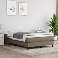 Lovos rėmas su spyruoklėmis, taupe spalvos, 120x200cm, audinys