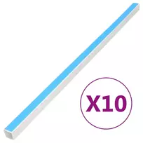 Kabelių kanalas, 25x25mm, 10m, PVC, savaime prilimpantis
