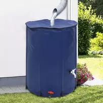 Vandens talpa su čiaupu, sulankstoma, 750l, PVC