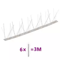 Smaigų rinkinys nuo paukščių ir balandžių, 6 vnt., 5 eilės, 3m