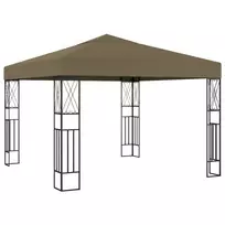 Pavėsinė, taupe spalvos, 3x3m, audinys