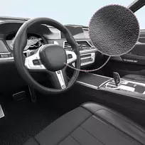 Automobilio plėvelė, matinės juodos spalvos, 100x150cm