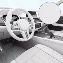 3D Automobilio plėvelė, baltos spalvos, 100x150cm