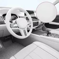 4D Automobilio plėvelė, baltos spalvos, 100x150cm