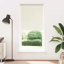 Roletas su temdančiu sluoksniu, 84,4x230 cm, audinys, plotis 80 cm, balkšvas