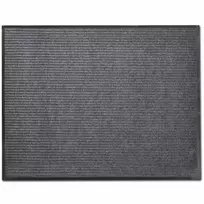 Durų kilimėlis, pilkos spalvos, 90 x 60 cm, PVC