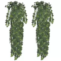 2 Žalios Spalvos Dirbtinės Gebenės 90 cm