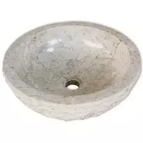 Kriauklė, kreminė, 40 cm, marmuras