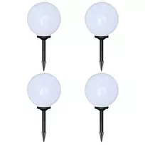 Lauko LED šviest. takeliui, 4vnt, 30cm, su įsmeig. kuoliuku