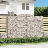 Išlenkti gabiono krepšiai, 5vnt., 300x50x200/220cm, geležis