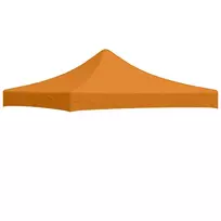 Proginės palapinės stogas, oranžinės spalvos, 3x3m, 270 g/m²