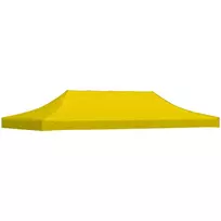 Proginės palapinės stogas, geltonos spalvos, 6x3m, 270 g/m²