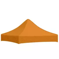 Proginės palapinės stogas, oranžinės spalvos, 2x2m, 270 g/m²