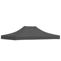 Proginės palapinės stogas, antracito spalvos, 4x3m, 270 g/m²