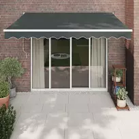 Automatinė ištraukiama markizė, antracito spalvos, 3,5x2,5m