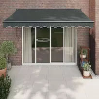 Automatinė ištraukiama markizė, antracito spalvos, 3,5x2,5m