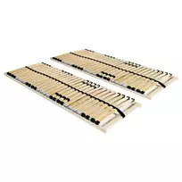 Grotelės lovoms su 28 lentjuostėmis, 2vnt., 70x200cm, 7 zonos