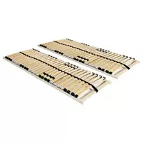 Grotelės lovoms su 28 lentjuostėmis, 2vnt., 80x200cm, 7 zonos