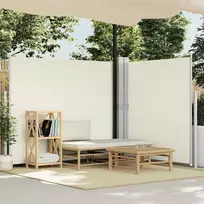 Ištraukiama šoninė pertvara, kreminės spalvos, 180x600cm