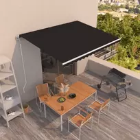 Automatinė ištraukiama markizė, antracito spalvos, 400x350cm