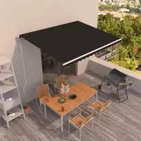 Automatinė ištraukiama markizė, antracito spalvos, 450x350cm