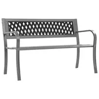 Sodo suoliukas, juodos spalvos, 120cm, plienas