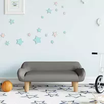 Vaikiška sofa, taupe spalvos, 70x40x24cm, audinys