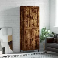 Komoda, dūminio ąžuolo spalvos, 69,5x34x180cm, apdirbta mediena