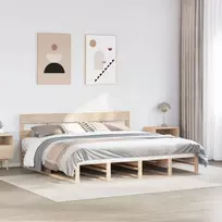 Lovos rėmas be čiužinio, 180x200cm, pušies medienos masyvas