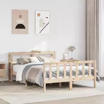Lovos rėmas be čiužinio, 140x200cm, pušies medienos masyvas
