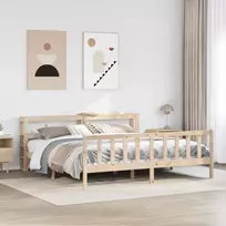 Lovos rėmas be čiužinio, 180x200cm, pušies medienos masyvas