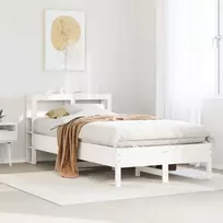 Lovos rėmas be čiužinio, baltas, 90x200cm, pušies masyvas